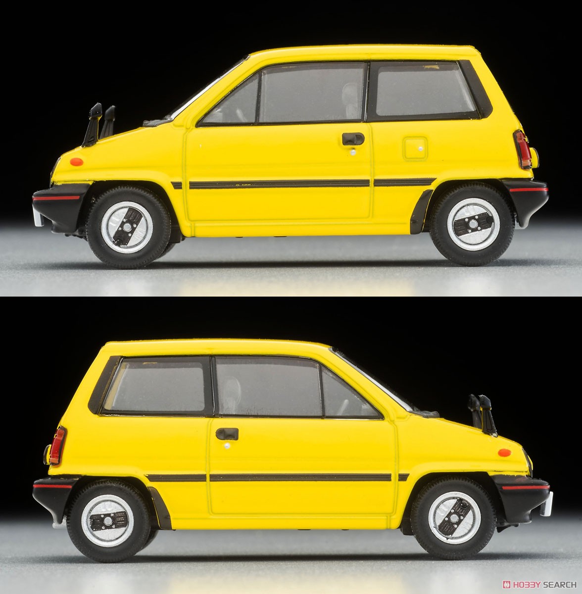 TLV-N272b Honda City R (Yellow) 1981 w/Motocompo (Diecast Car) Item picture3