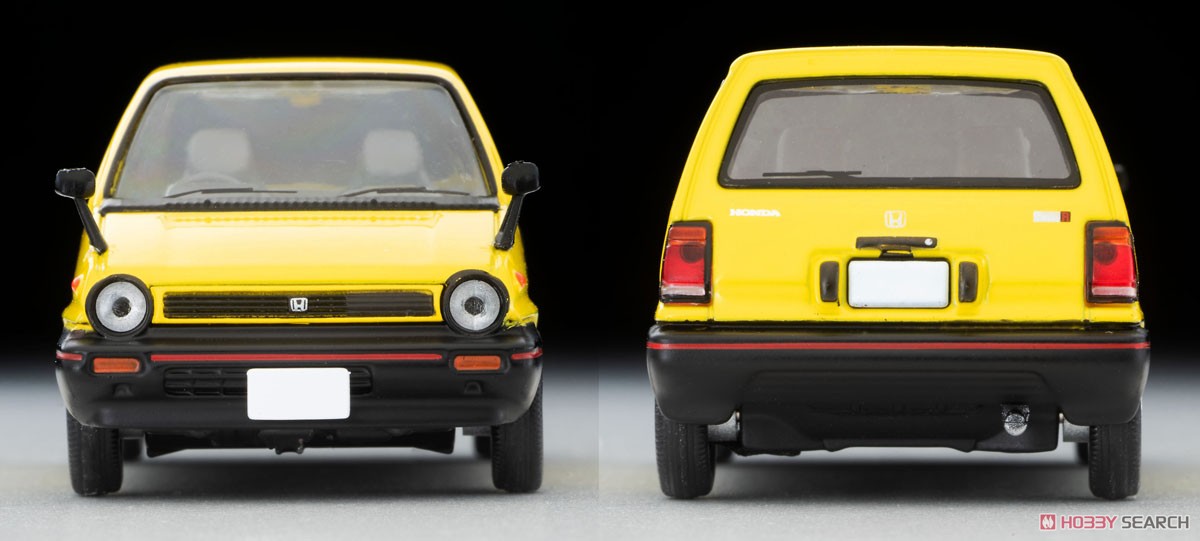 TLV-N272b Honda City R (Yellow) 1981 w/Motocompo (Diecast Car) Item picture4