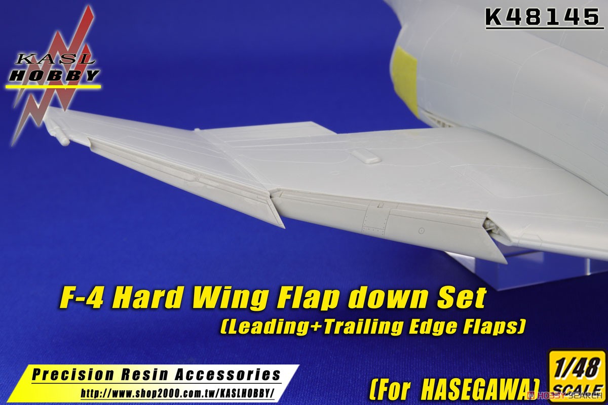 F-4 Hard Wing Flap Down Set (Leading + Trailing Edge Flaps) (for Hasegawa) (Plastic model) Other picture2