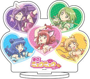 Chara Acrylic Figure [Tokyo Mew Mew New] 02 Heart Assembly Design (Anime Toy)