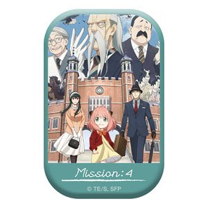 SPY×FAMILY スクエア缶バッジ MISSION：4 「名門校面接試験」 メインビジュアル (キャラクターグッズ)