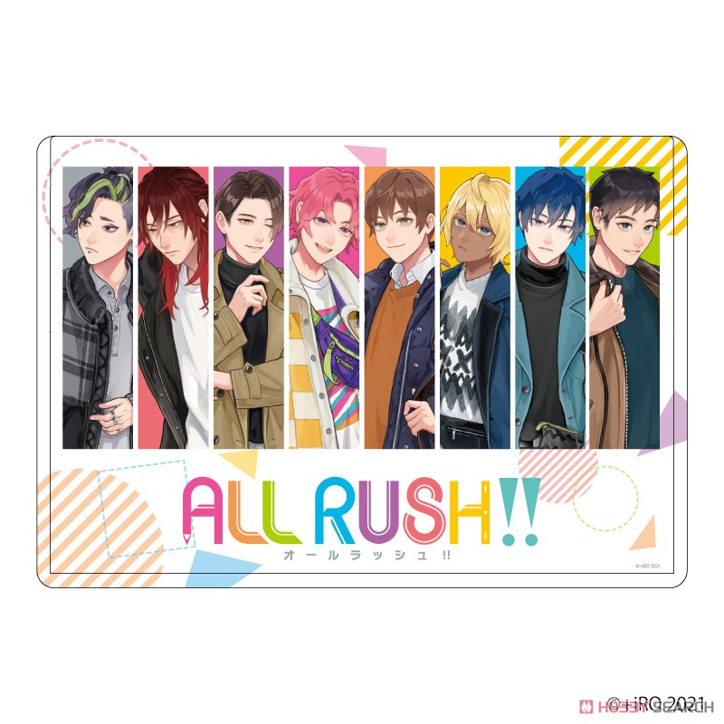 キャラクリアケース 「ALL RUSH!!」 02 集合デザイン 社員旅行ver. (描き下ろし) (キャラクターグッズ) 商品画像1