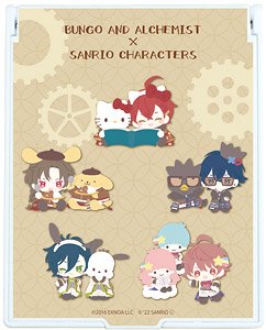 Big Chara Miror [Bungo to Alchemist x Sanrio Characters] 01 Brown (Mini Chara) (Anime Toy)