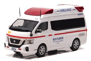 Nissan Paramedic 2018 Kanagawa Prefecture Yokohama City Fire Department High-Performance Ambulance (Diecast Car)