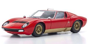 Lamborghini Miura P400SV (Red/Gold) (Diecast Car)