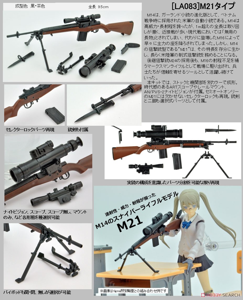 1/12 Little Armory (LA083) M21 Type (Plastic model) Other picture1