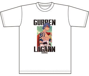 Tengen Toppa Gurren Lagann Big Silhouette T-Shirt Kamina (Anime Toy)