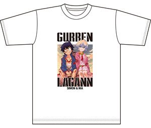 天元突破グレンラガン ビッグシルエットTシャツ シモン&ニア (キャラクターグッズ)