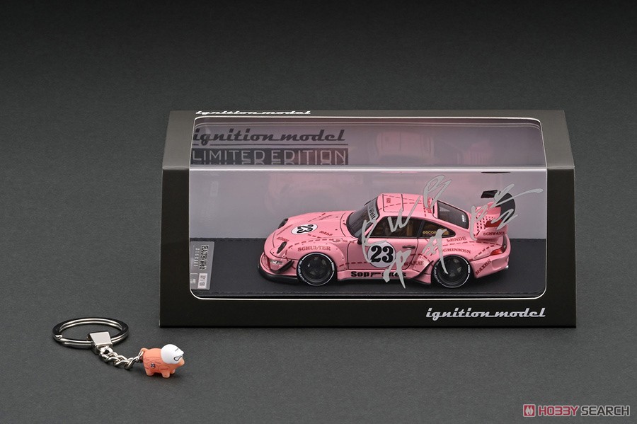 RWB 993 Pink with Key Ring (Diecast Car) Package3