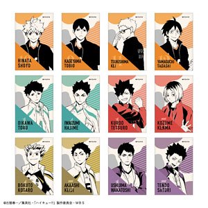 Haikyu!! Trading Fabric Post Card (Set of 12) (Anime Toy)