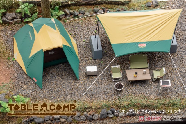 Coleman Camp Set Tough Wide Dome IV/300 (Green / Beige) (Diecast Car) Other picture3