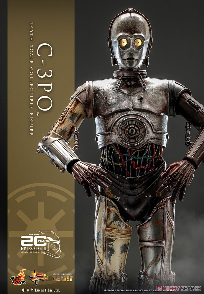 【ムービー・マスターピース DIECAST】 『スター・ウォーズ エピソード2/クローンの攻撃』 1/6スケールフィギュア C-3PO (完成品) 商品画像1