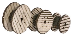 14638 (N) Cable Rolls, 3-pcs. Set [Kabelrollen, 3er-Set] (Model Train)