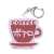 Detective Conan Cafe Poirot Series Acrylic Key Ring Apron Logo B Pink (Anime Toy) Item picture1