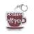 Detective Conan Cafe Poirot Series Acrylic Key Ring Apron Logo C Gray (Anime Toy) Item picture1