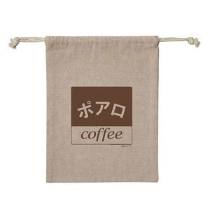 名探偵コナン 喫茶ポアロシリーズ シャンブリック巾着 看板ロゴ (キャラクターグッズ)