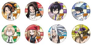 シャーマンキング 和紙風缶バッジ (8個セット) (キャラクターグッズ)