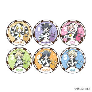 Can Badge [Tsukiuta. The Animation 2] 05 The Farm Ver. (Graff Art) (Set of 6) (Anime Toy)
