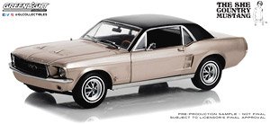 1967 Ford Mustang Coupe `She Country Special` - Bill Goodro Ford, Denver, Colorado - Autumn Smoke (Diecast Car)
