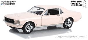 1967 Ford Mustang Coupe She Country Special Bill Goodro Ford, Denver, Colorado Bermuda Sand (ミニカー)