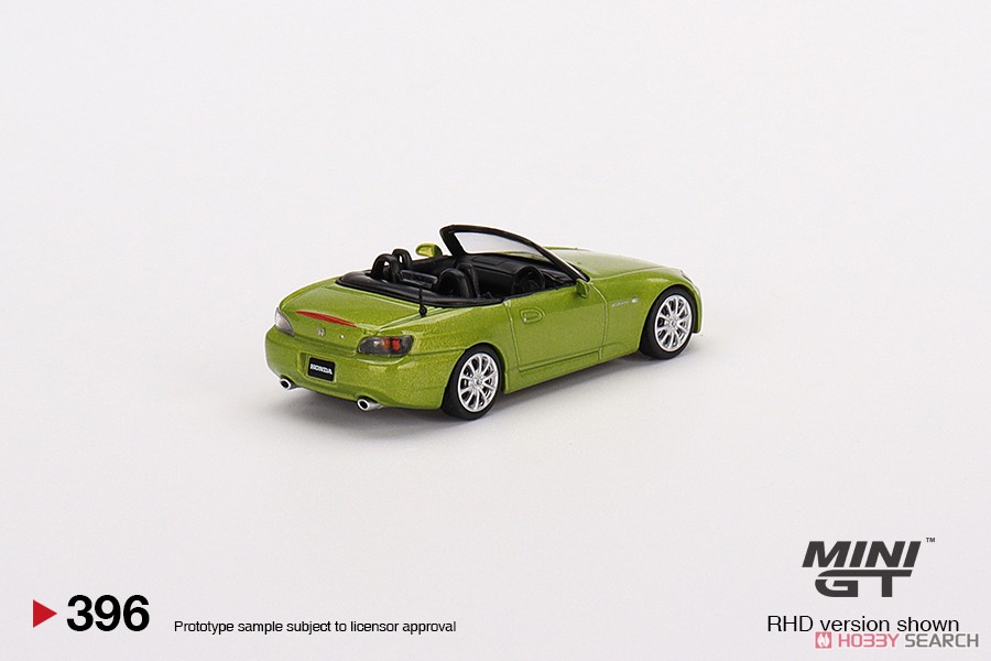 Honda S2000 (AP2) ライムグリーンメタリック (左ハンドル) (ミニカー) その他の画像2