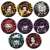 Shaman King Trading Can Badge (Set of 8) (Anime Toy) Item picture1