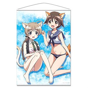 501st Joint Fighter Wing Strike Witches: Road to Berlin B1 Tapestry [Yoshika & Lynne] (Anime Toy)