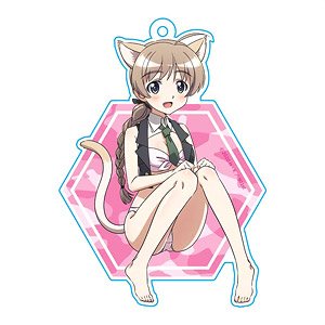501st Joint Fighter Wing Strike Witches: Road to Berlin Acrylic Key Ring [Lynette Bishop] (Anime Toy)