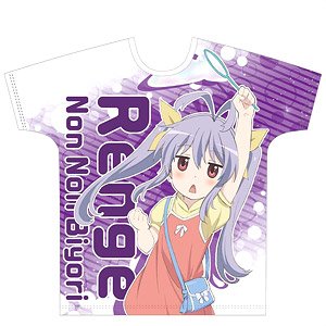 Non Non Biyori Nonstop Full Graphic T-Shirt [Renge Miyauchi] (Anime Toy)