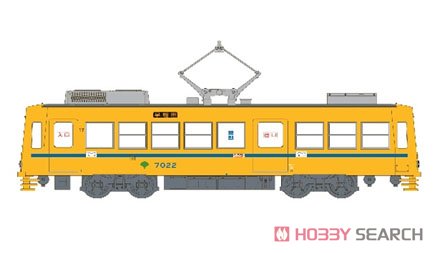 東京都電 7000形 「更新車」 `7022 青おび` (M車) (鉄道模型) その他の画像2