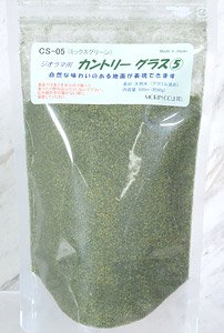 CS-05 Country Grass (5) (Mix Green) 500ml (90g) (Model Train)