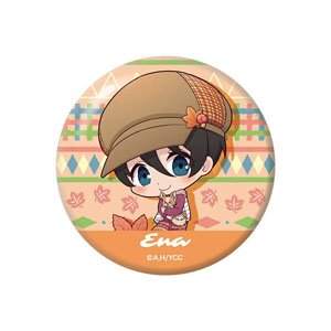 Laid-Back Camp Chibittsu! Can Badge Ena/Momiji (Anime Toy)