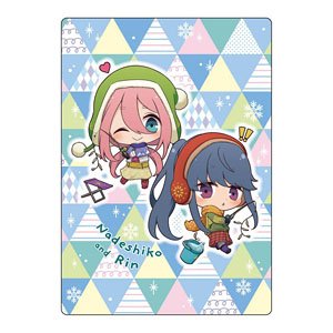 ゆるキャン△ ちびっつ！ B5下敷き 集合/ワカサギ釣り (キャラクターグッズ)