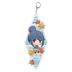 Laid-Back Camp Chibittsu! Acrylic Key Ring Big Rin/Momiji (Anime Toy)