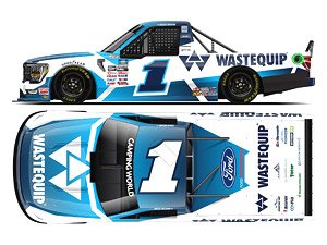 `ヘイリー・ディーガン` #1 WASTEQUIP フォードF-150 NASCAR キャンピングワールド・トラックシリーズ 2022 (ミニカー)