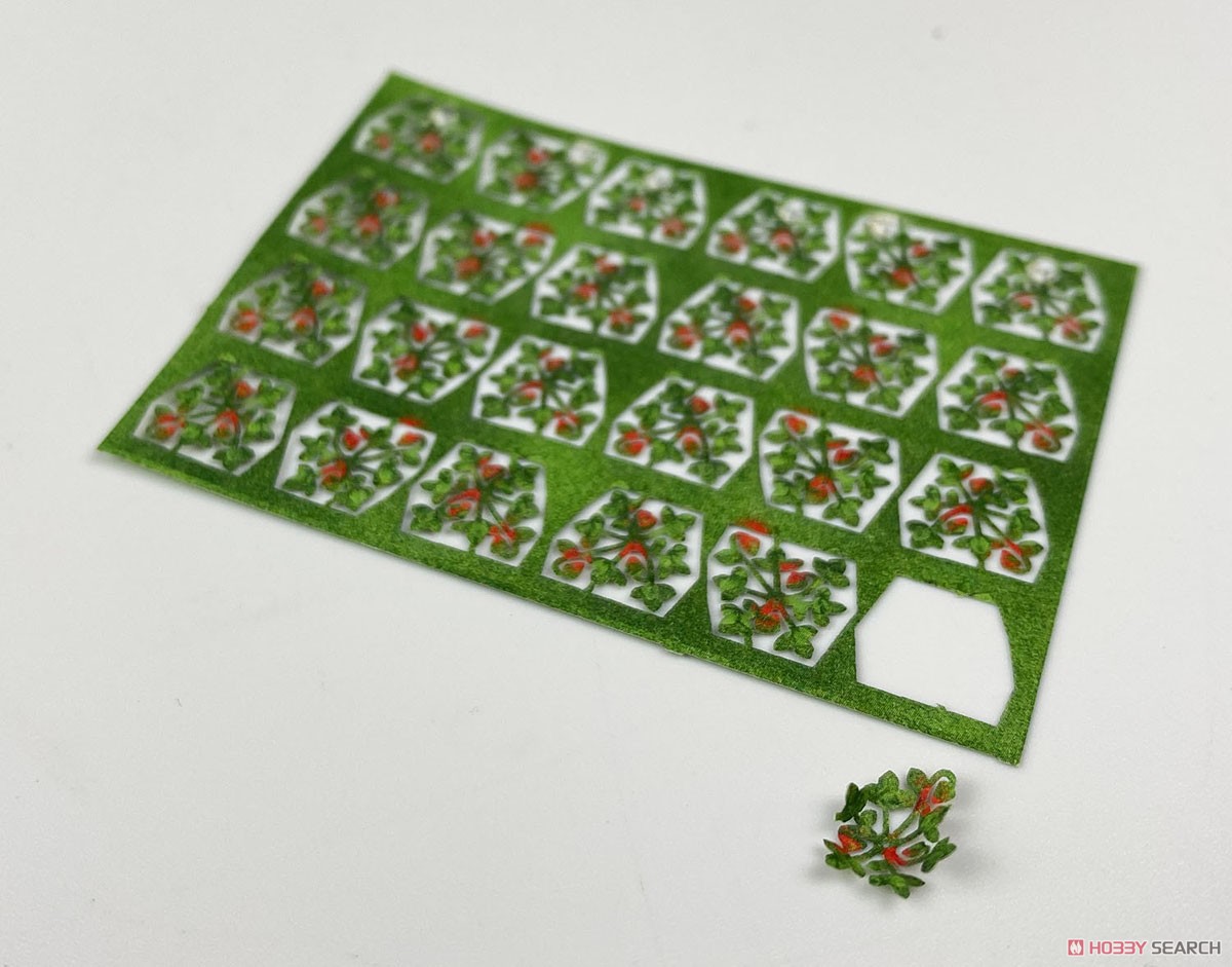 [Versatile Diorama Material] Laser Cut Plant Strawberry (Grass Height: 5mm) (Model Train) Item picture1