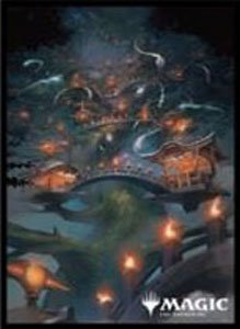 Magic: The Gathering Players Card Sleeve MTGS-211 [Kamigawa: Neon Dynasty] [Boseiju, Who Endures] (Card Sleeve)