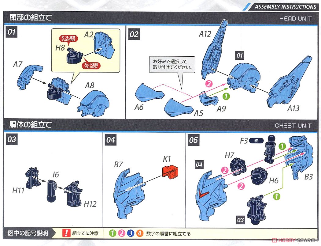 MODEROID Yu Brain (Plastic model) Assembly guide1