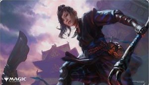Magic: The Gathering Players Rubber Mat MTGM-020 [Commander Legends] [Yuriko, the Tiger`s Shadow] (Card Supplies)
