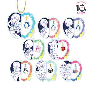 Mawaru-Penguindrum Trading Yurayura Acrylic Key Ring (Set of 8) (Anime Toy)