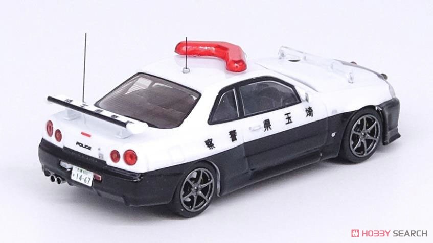 Nissan スカイライン GT-R (R34) 埼玉県警 (ミニカー) 商品画像2