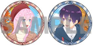 Can Badge (Set of 2) [Miss Shikimori is Not Just Cute] 02 Shikimori & Izumi (November) (Anime Toy)