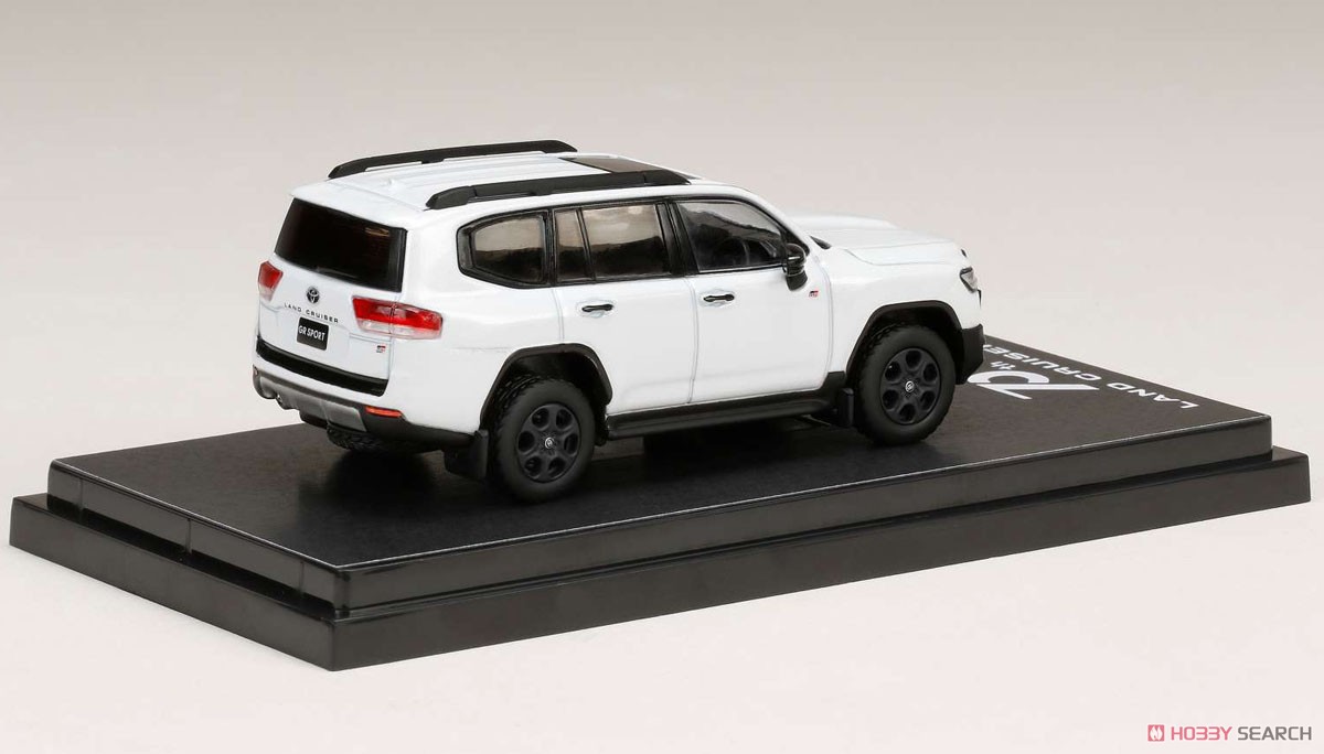 Toyota Land Cruiser (JA300W) GR Sport Precious White Pearl / Black+Dark Red Interior (Diecast Car) Item picture2