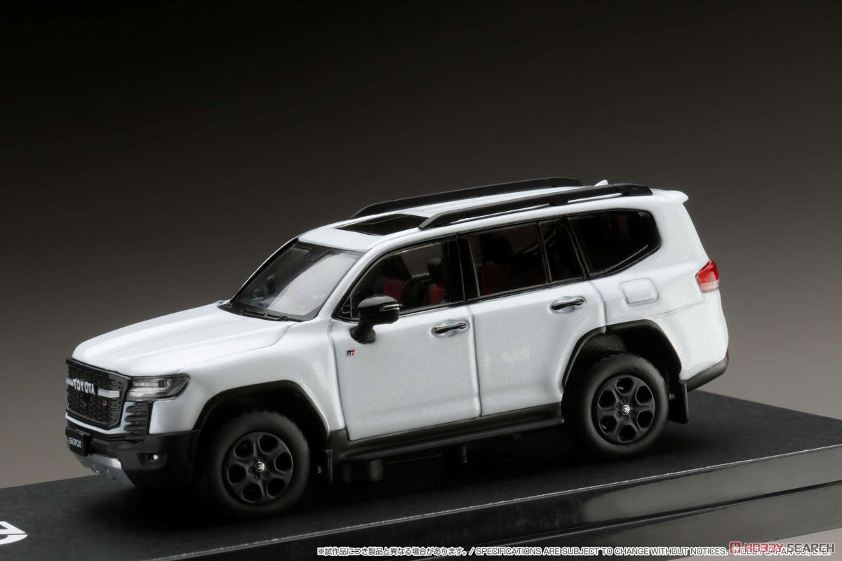 Toyota Land Cruiser (JA300W) GR Sport Precious White Pearl / Black+Dark Red Interior (Diecast Car) Item picture7