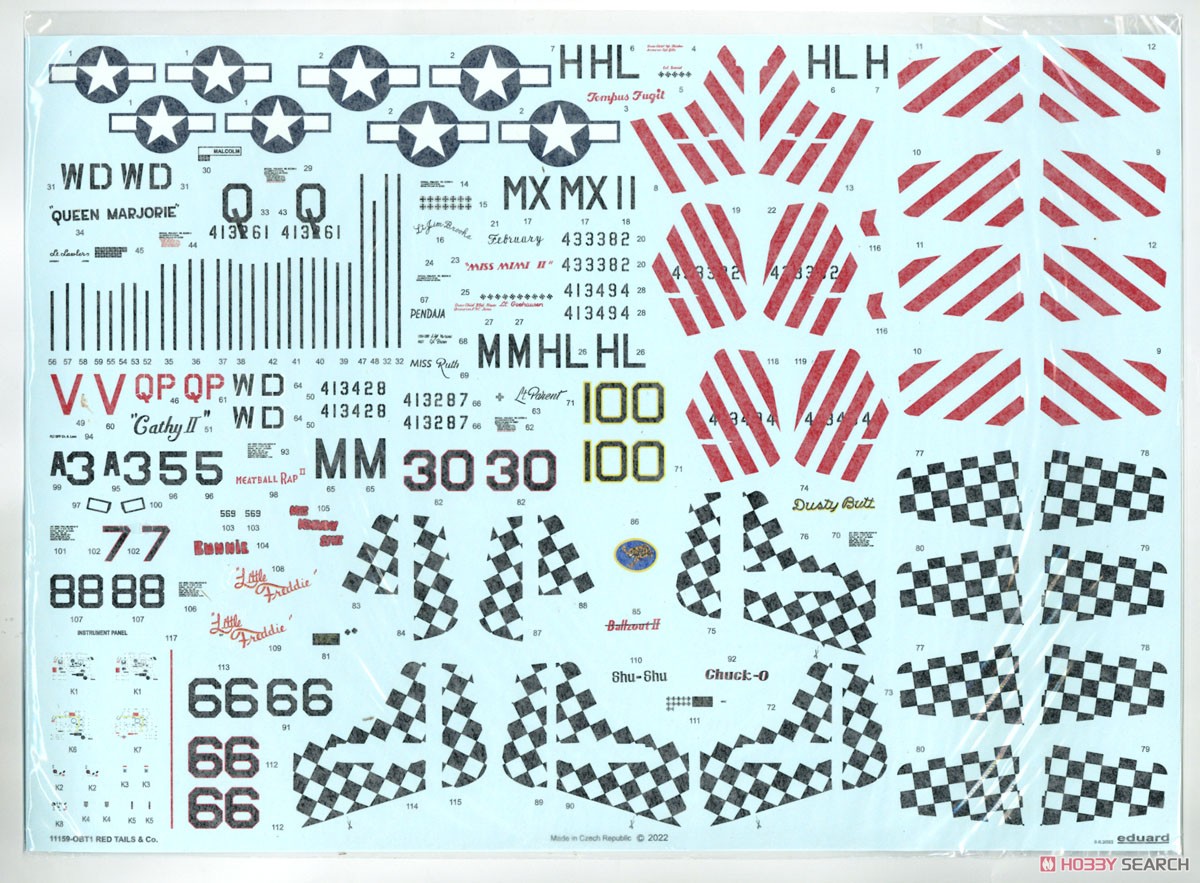 Red Tails & Co. P-51D Dual Combo Limited Edition (Plastic model) Contents6