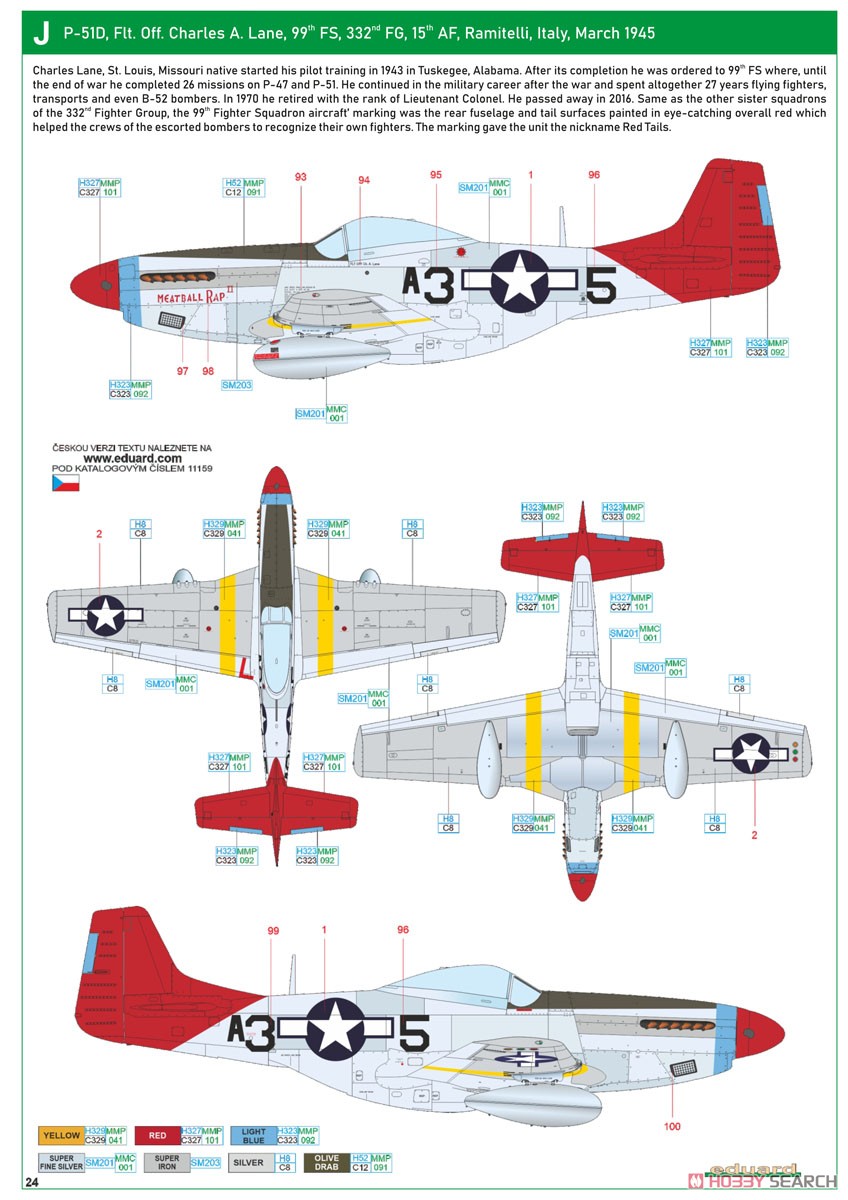 Red Tails & Co. P-51D Dual Combo Limited Edition (Plastic model) Color11