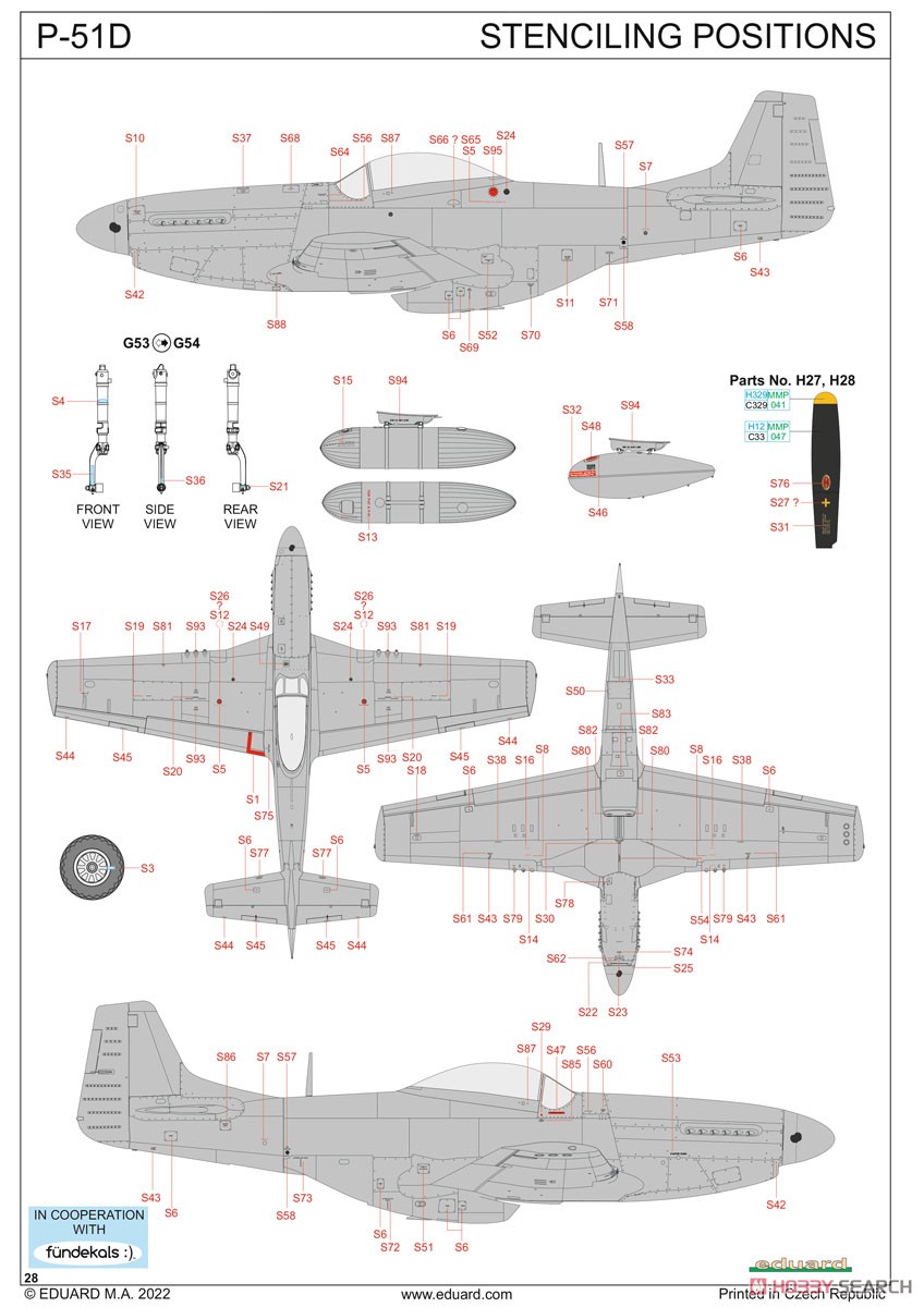 Red Tails & Co. P-51D Dual Combo Limited Edition (Plastic model) Color15