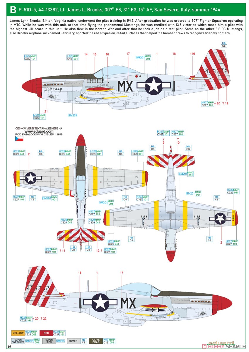 「レッドテールズ」 P-51D デュアルコンボ リミテッドエディション (プラモデル) 塗装3