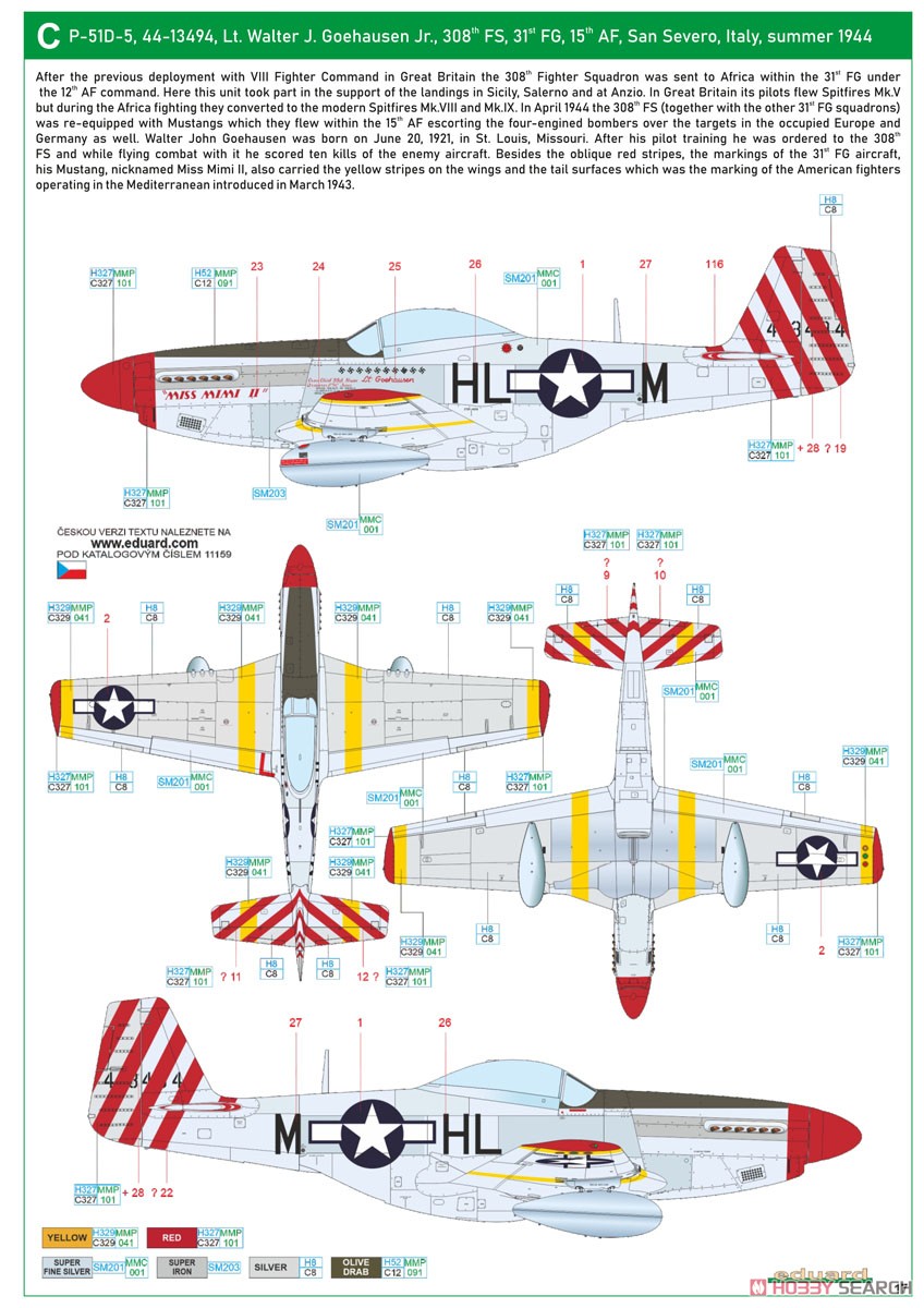 Red Tails & Co. P-51D Dual Combo Limited Edition (Plastic model) Color4