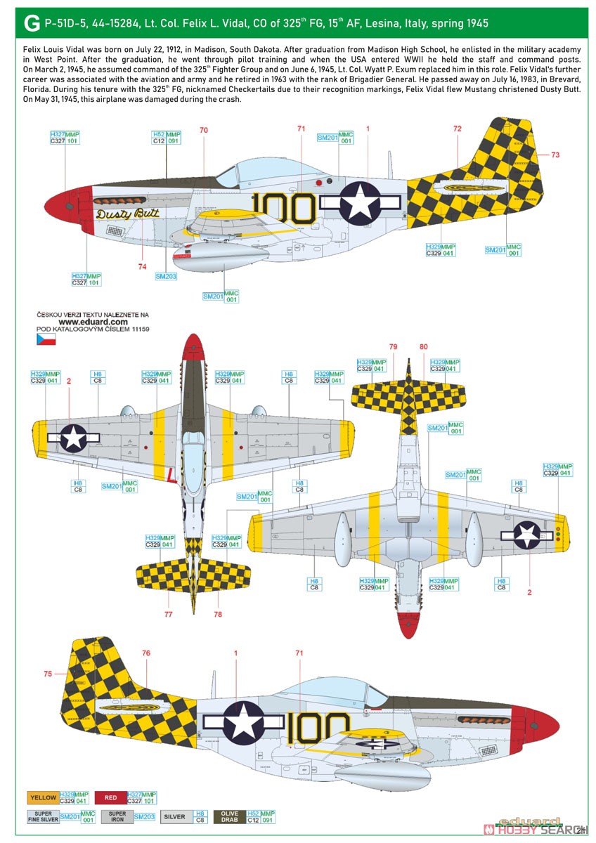 Red Tails & Co. P-51D Dual Combo Limited Edition (Plastic model) Color8